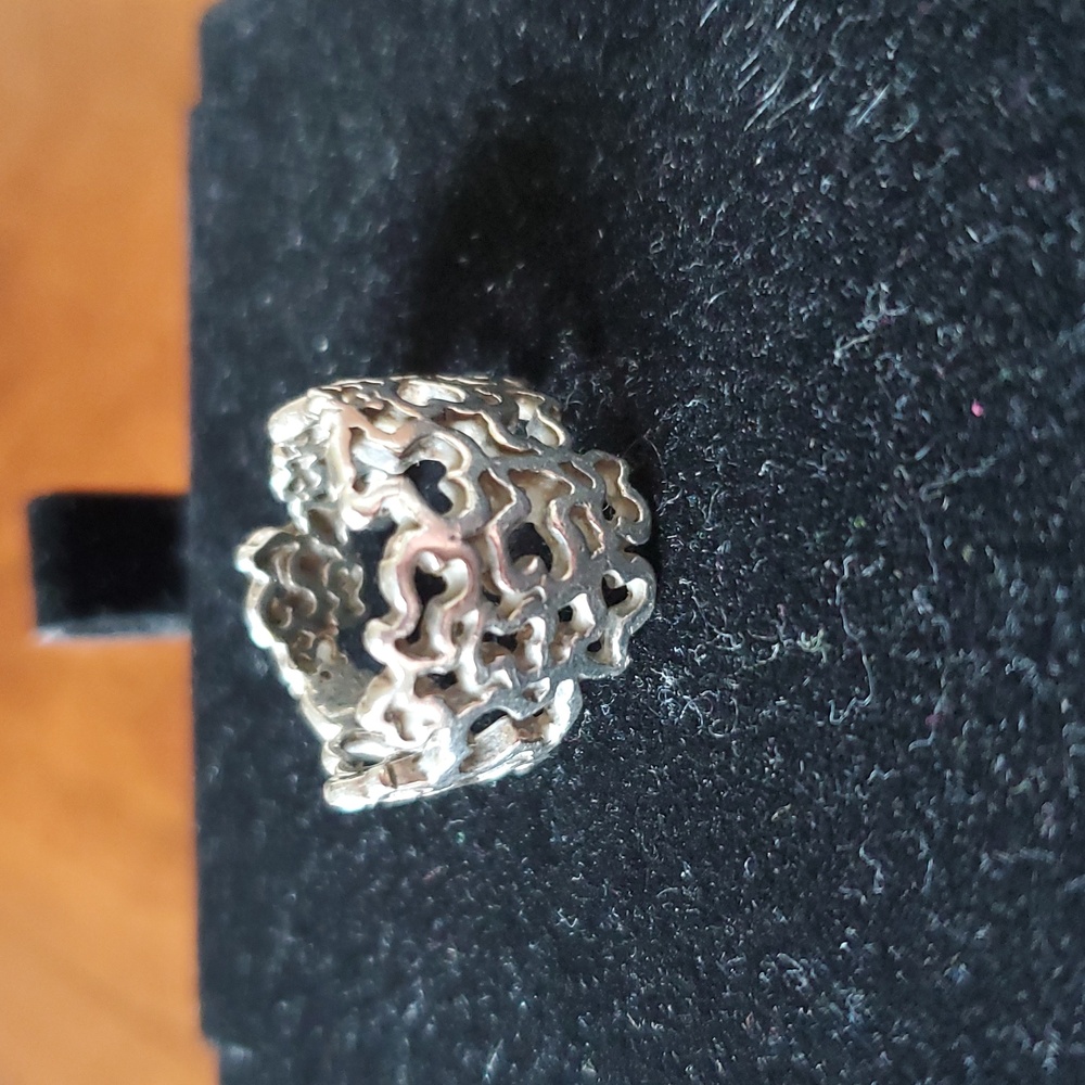 Sterling silver band from. TOUS.
